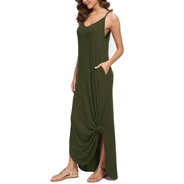 casual dresses bohemian midi wine red split spaghetti strap solid v-neck long dress maxi sleeveless backless women summer gv111, Black;gray
casual dresses bohemian midi wine red split spaghetti strap solid v-neck long dress maxi sleeveless backless women summer gv111, Black;gray