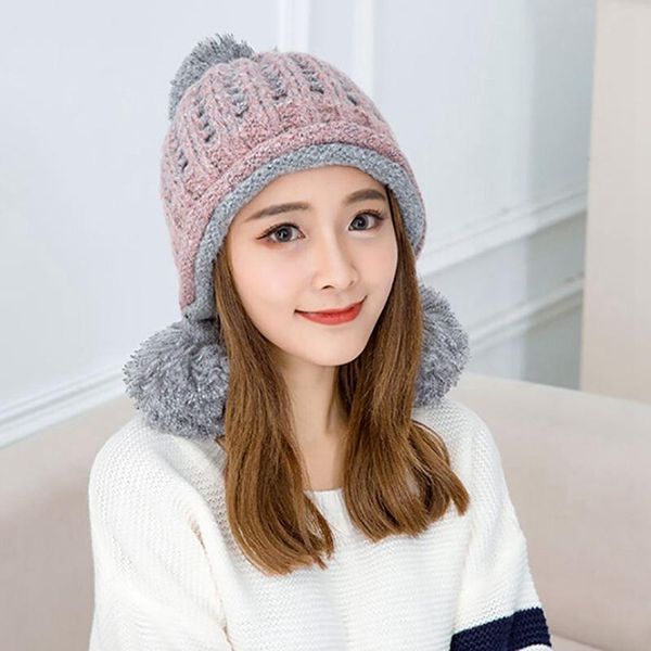 women outdoor sports skiing hiking caps beanies thick thermal knitted hat snowboarding camping cap c2 hats, Black;white
women outdoor sports skiing hiking caps beanies thick thermal knitted hat snowboarding camping cap c2 hats, Black;white