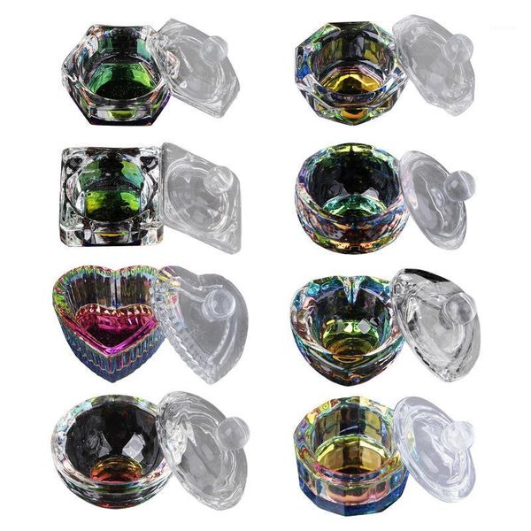 1pcs acrylic nail cup powder liquid crystal glass dappen dish lid bowl holder equipment tool for nails1, Silver;gold
1pcs acrylic nail cup powder liquid crystal glass dappen dish lid bowl holder equipment tool for nails1, Silver;gold