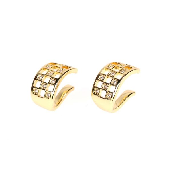 hoop & huggie eyika design mosaic grid ear cuff non pierced micro pave zircon small clip earring for woman girl gold silver color jewelry, Golden;silver
hoop & huggie eyika design mosaic grid ear cuff non pierced micro pave zircon small clip earring for woman girl gold silver color jewelry, Golden;silver
