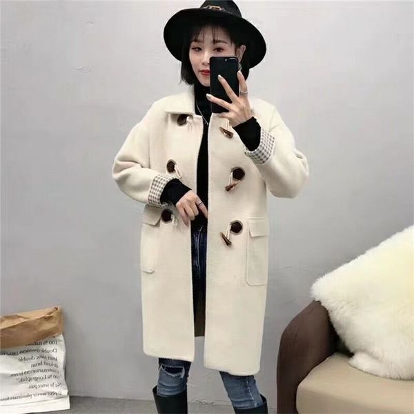 thick coat women long sleeve turn-down collar outwear jacket casual autumn winter elegant overcoat 210427, Black
thick coat women long sleeve turn-down collar outwear jacket casual autumn winter elegant overcoat 210427, Black