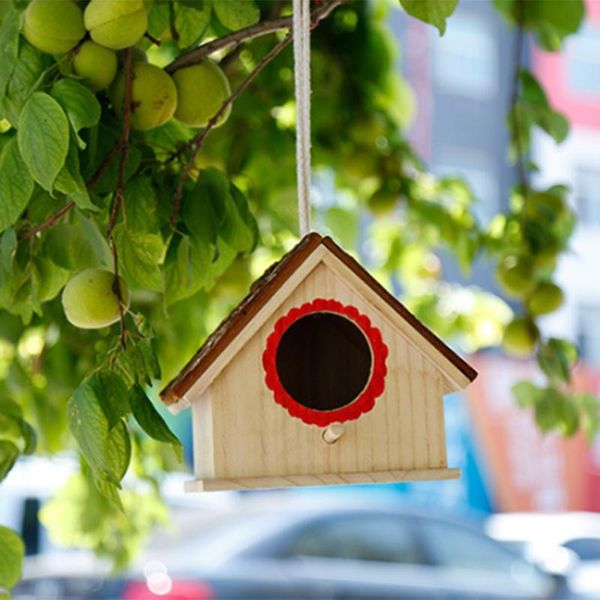 creative wooden birdhouse simulation house solid wood bird breeding box cage garden patio decorative cages
creative wooden birdhouse simulation house solid wood bird breeding box cage garden patio decorative cages