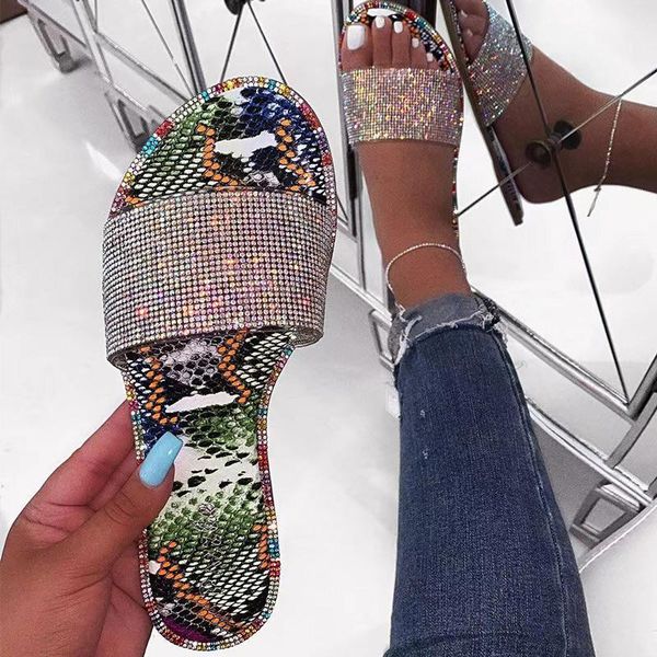 slippers women crystal open toe female 2021 summer bling flats ladies slides woman shoes women's footwear plus size, Black
slippers women crystal open toe female 2021 summer bling flats ladies slides woman shoes women's footwear plus size, Black