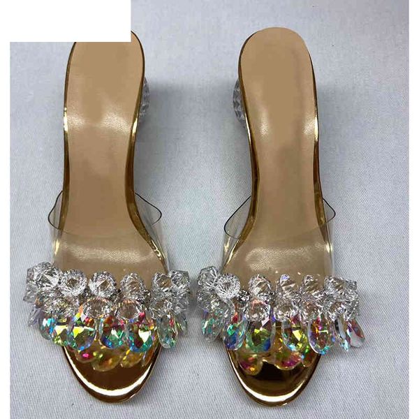sandals transparent crystal ball high heel slippers woman shiny rhinestone fringe decor clear pvc sandals summer party fairy shoes, Black
sandals transparent crystal ball high heel slippers woman shiny rhinestone fringe decor clear pvc sandals summer party fairy shoes, Black