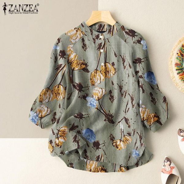 women's blouses & shirts elegant women blouse summer loose blusa femininas vintage printed tunic oversized casual half sleeve ch, White
women's blouses & shirts elegant women blouse summer loose blusa femininas vintage printed tunic oversized casual half sleeve ch, White