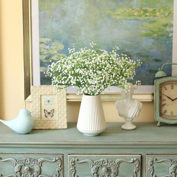 decorative flowers & wreaths white gypsophila artificial wedding diy bouquet decoration arrangement plastic babies breath fake flower home d
decorative flowers & wreaths white gypsophila artificial wedding diy bouquet decoration arrangement plastic babies breath fake flower home d
