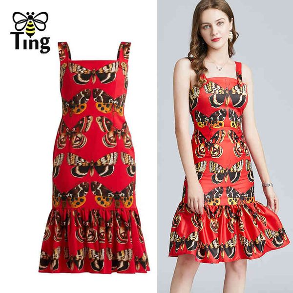 fashion butterfly summer dress bandage ruffles hem sleeveless knee lady mermaid streetwear vestidos za 210513, Black;gray
fashion butterfly summer dress bandage ruffles hem sleeveless knee lady mermaid streetwear vestidos za 210513, Black;gray