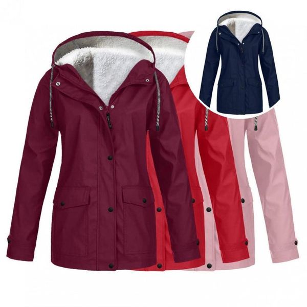 women's jackets lightweight raincoat waterproof women hiking hoodie pockets hooded drawstring jacket, Black;brown
women's jackets lightweight raincoat waterproof women hiking hoodie pockets hooded drawstring jacket, Black;brown