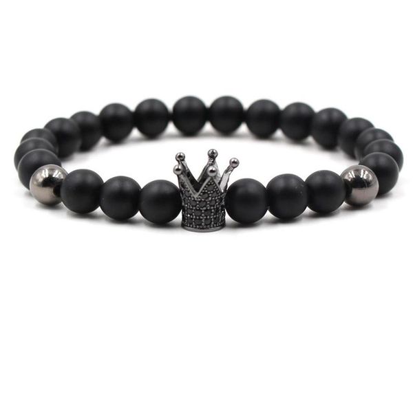 2020 natural stone bracelets zircon crown mens bracelets handmade beads bracelet bangles for men women jewelry, Black
2020 natural stone bracelets zircon crown mens bracelets handmade beads bracelet bangles for men women jewelry, Black