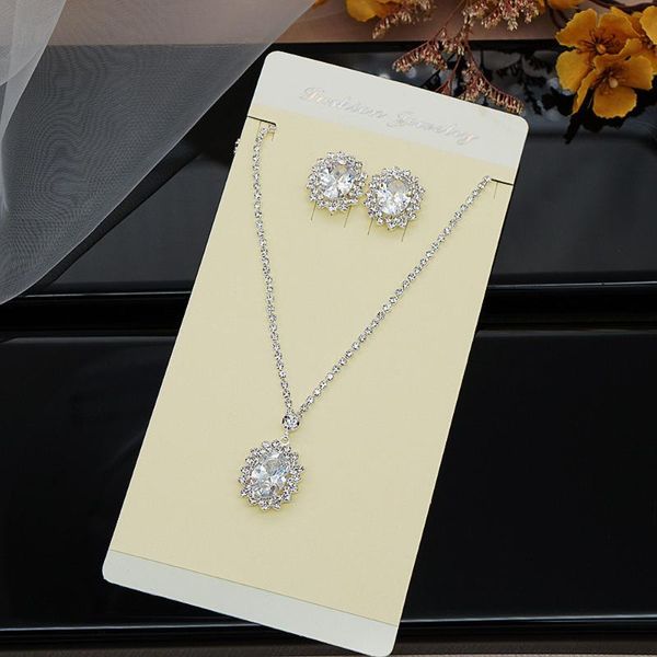 earrings & necklace white color cubic zirconia bridal big droplet jewelry set for women wedding gift, Silver
earrings & necklace white color cubic zirconia bridal big droplet jewelry set for women wedding gift, Silver