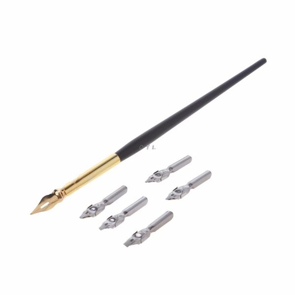 pcs dip pen x5 nib calligraphy drawing ink set signature writing antique elegant gifts for students business fountain pens
pcs dip pen x5 nib calligraphy drawing ink set signature writing antique elegant gifts for students business fountain pens