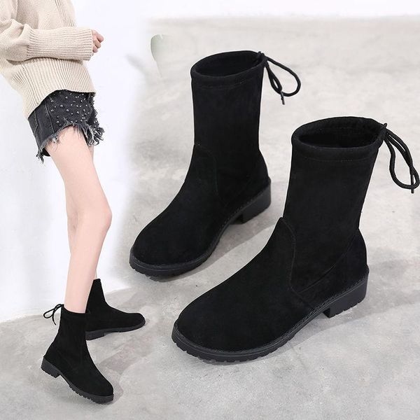 boots for women pu lace up ankle autumn warm fur lining winter ladies motorcycle shoes girls, Black
boots for women pu lace up ankle autumn warm fur lining winter ladies motorcycle shoes girls, Black