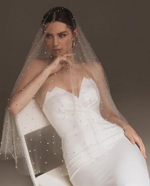 bridal veils handmade pearl long veil cathedral white ivory wedding with pearls bride cover face, Black
bridal veils handmade pearl long veil cathedral white ivory wedding with pearls bride cover face, Black