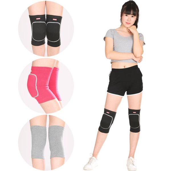 pair volleyball knee pads dance football skate brace protector sports safety kneepad training support elbow &, Black;gray
pair volleyball knee pads dance football skate brace protector sports safety kneepad training support elbow &, Black;gray