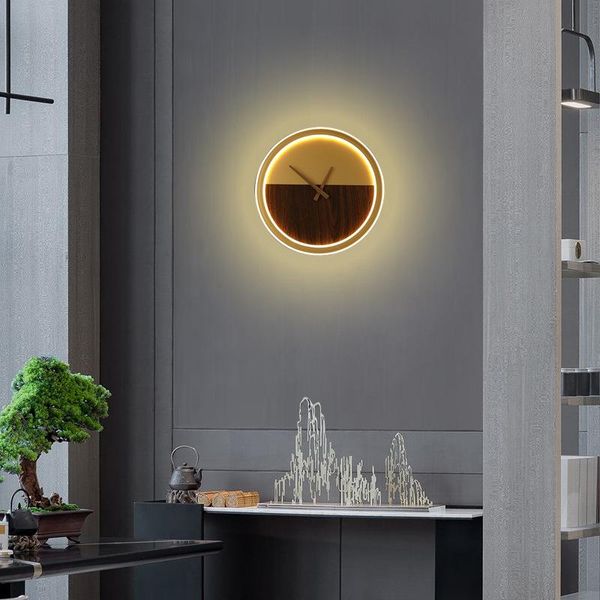 nordic minimalist clock wall lamp bedroom bedside living room tv background corridor decoration
nordic minimalist clock wall lamp bedroom bedside living room tv background corridor decoration