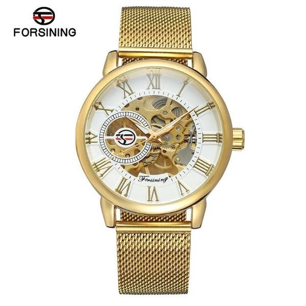 wristwatches forsining business men's and women's watches gold strap automatic mechanical wrist, Slivery;brown
wristwatches forsining business men's and women's watches gold strap automatic mechanical wrist, Slivery;brown