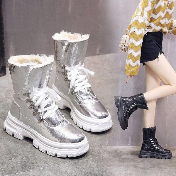 boots autumn and winter 2021 thick heel lace up short cotton thickened warm snow women's middle platform, Black
boots autumn and winter 2021 thick heel lace up short cotton thickened warm snow women's middle platform, Black