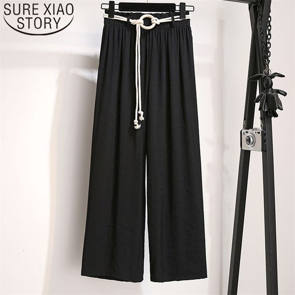 summer fashion women pants wide leg loose high waist casual long solid 4984 50 210506, Black;white
summer fashion women pants wide leg loose high waist casual long solid 4984 50 210506, Black;white
