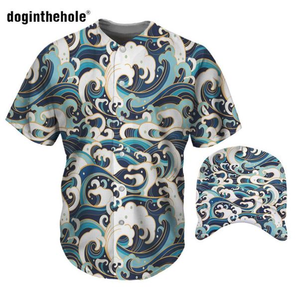 men's casual shirts doginthehole 2021 summer men baseball jersery and cap 2set japanese style prints uniform male set caps, White;black
men's casual shirts doginthehole 2021 summer men baseball jersery and cap 2set japanese style prints uniform male set caps, White;black