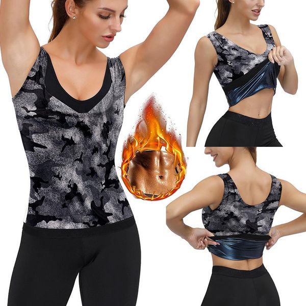 women's shapers heat trapping sauna shirt for women sweat vest weight loss fitness slimming body shaper training workout waist trainer, Black;white
women's shapers heat trapping sauna shirt for women sweat vest weight loss fitness slimming body shaper training workout waist trainer, Black;white