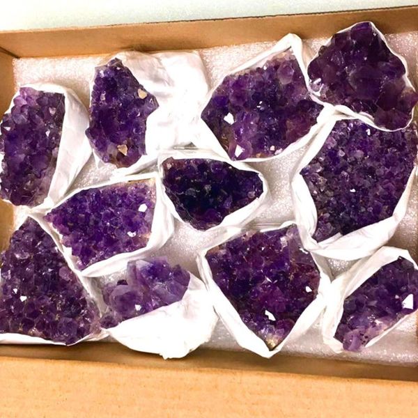decorative objects & figurines 100g bulk random natural purple amethyst quartz crystal cluster healing stones specimen home decor craft
decorative objects & figurines 100g bulk random natural purple amethyst quartz crystal cluster healing stones specimen home decor craft