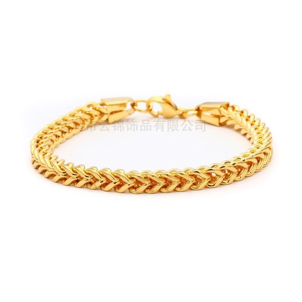 bangle fashion simple men's bracelet 5mm positive and negative stainless steel metal vacuum plating all-match jewelry, Black
bangle fashion simple men's bracelet 5mm positive and negative stainless steel metal vacuum plating all-match jewelry, Black