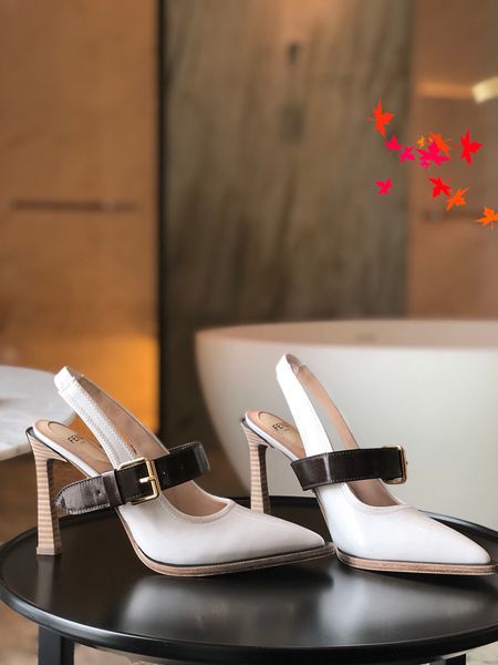 2021 fashion women shoes pumps casual sandals designer leather spikes slingback high heels designers luxury slides shoess with logo and box, Black
2021 fashion women shoes pumps casual sandals designer leather spikes slingback high heels designers luxury slides shoess with logo and box, Black