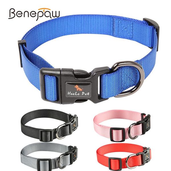 dog collars & leashes benepaw sturdy collar adjustable durable quick release safety locked buckle nylon pet for small medium big dogs
dog collars & leashes benepaw sturdy collar adjustable durable quick release safety locked buckle nylon pet for small medium big dogs
