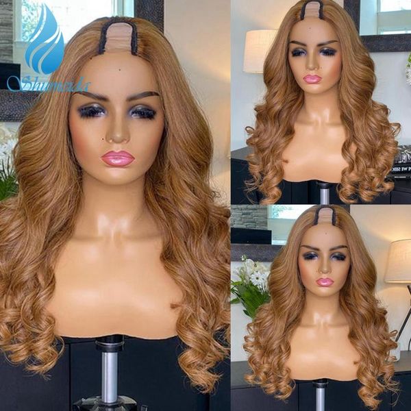 honey blonde color u part wig brazilian remy human hair body wave wigs for black women lace, Black;brown
honey blonde color u part wig brazilian remy human hair body wave wigs for black women lace, Black;brown