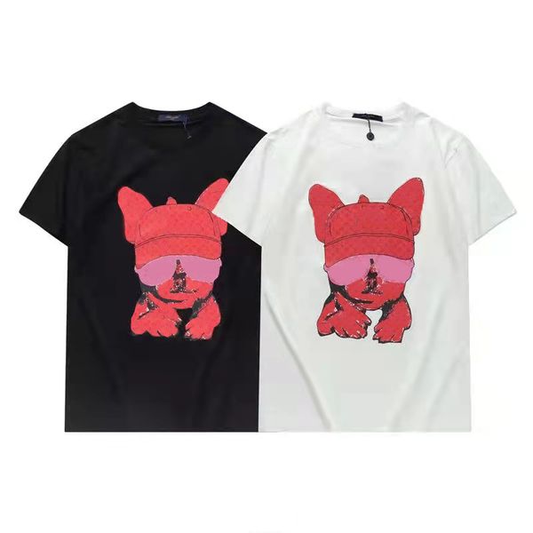 2021 summer streetwear tee letter print cartoon puppy hip hop short sleeve t-shirt, White;black
2021 summer streetwear tee letter print cartoon puppy hip hop short sleeve t-shirt, White;black
