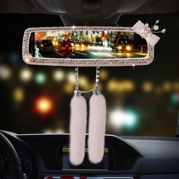 other interior accessories bowknot rhinestone car rearview mirror decor charm crystal diamond rear view ornament women auto
other interior accessories bowknot rhinestone car rearview mirror decor charm crystal diamond rear view ornament women auto