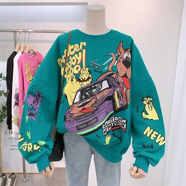 fall cartoon hoodies women thin type jumper hoodie autumn winter korea fashion laziness-style girl sweatshirt 211019, Black
fall cartoon hoodies women thin type jumper hoodie autumn winter korea fashion laziness-style girl sweatshirt 211019, Black