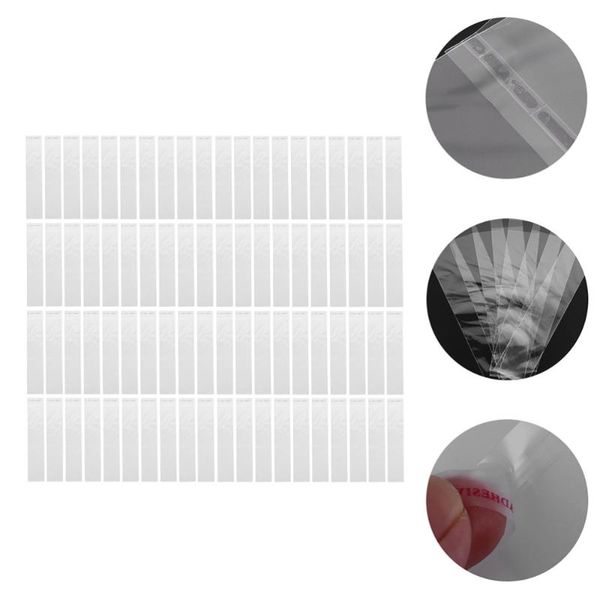 gift wrap 400pcs long strip bags chopsticks straws packaging resealable