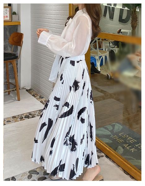 skirt miyake fashion print pleated skirt wais skirts, Black
skirt miyake fashion print pleated skirt wais skirts, Black