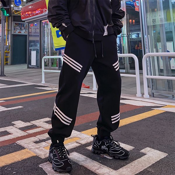 pants trousers spring and autumn 2021 three bar personality design ins trend a sports casual loose binding, Black
pants trousers spring and autumn 2021 three bar personality design ins trend a sports casual loose binding, Black
