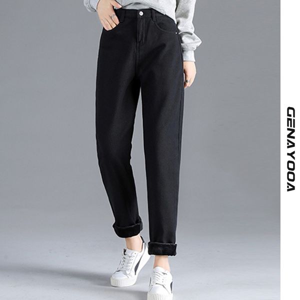 genayooa winter high waist fleece loose harem pants casual vintage demin plus size boyfriend jeans for women 210417, Blue
genayooa winter high waist fleece loose harem pants casual vintage demin plus size boyfriend jeans for women 210417, Blue