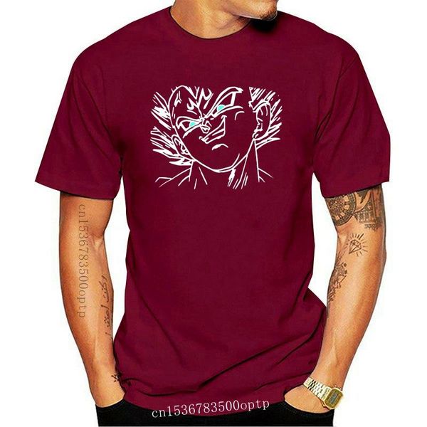 men's t-shirts men t-shirt majin vegeta tshirt women t shirt, White;black