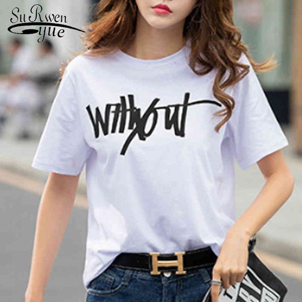 summer ladies clothing casual short sleeve t shirt korean fashion short sleeve shirt feminina loose 4516 50 210521, White
summer ladies clothing casual short sleeve t shirt korean fashion short sleeve shirt feminina loose 4516 50 210521, White