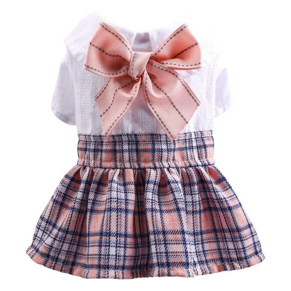 summer thin pink plaid princess dresses for dogs puppy teddy bichon pomeranian pet skirts dog cat clothes apparel
summer thin pink plaid princess dresses for dogs puppy teddy bichon pomeranian pet skirts dog cat clothes apparel