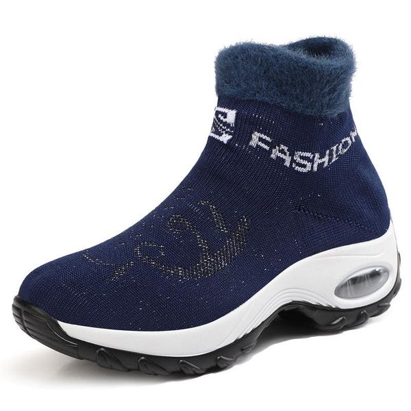 boots chaussure fille 2021 fashion autumn winter velvet snow knit warm women shoes air cushion high socks 35-42, Black
boots chaussure fille 2021 fashion autumn winter velvet snow knit warm women shoes air cushion high socks 35-42, Black