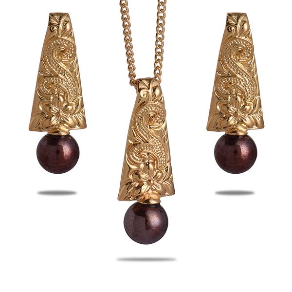 hawaiian jewelry sets of zinc alloy earrings necklace dangling pearl drop accessories 14k gold plated wholesale, Silver
hawaiian jewelry sets of zinc alloy earrings necklace dangling pearl drop accessories 14k gold plated wholesale, Silver
