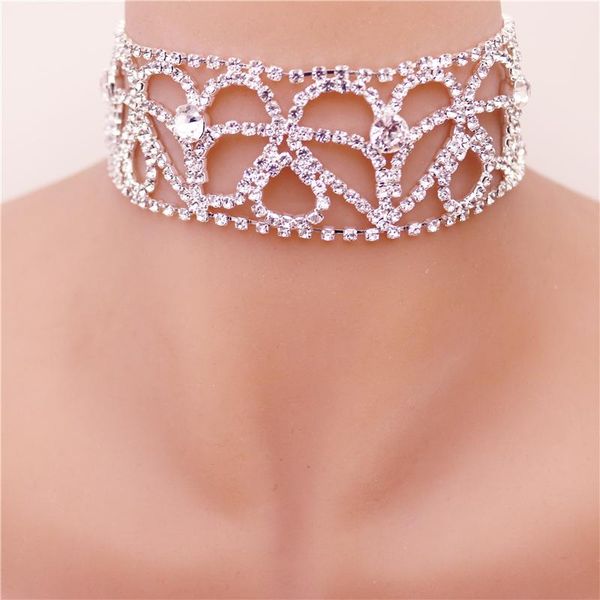 bling rhinestone choker necklaces chain pendant collier women chocker statement love collar wedding jewellery gifts wholesale chokers, Golden;silver
bling rhinestone choker necklaces chain pendant collier women chocker statement love collar wedding jewellery gifts wholesale chokers, Golden;silver