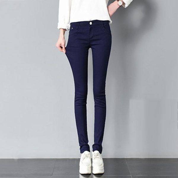 women's pants & capris 2021 spring basic pencil casual trousers elastic for women slim ladies jean female many color, Black;white
women's pants & capris 2021 spring basic pencil casual trousers elastic for women slim ladies jean female many color, Black;white