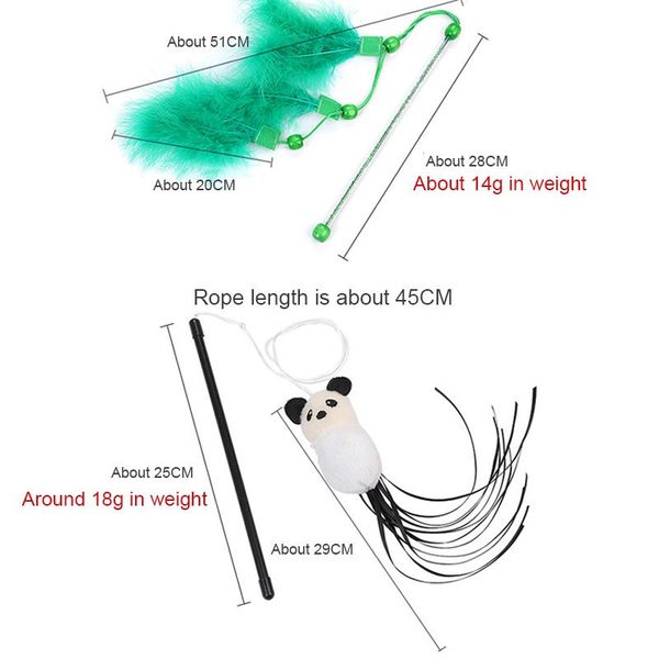 cat toys pet supplies funny stick panda bamboo creative modeling interactive toy feather artifact
cat toys pet supplies funny stick panda bamboo creative modeling interactive toy feather artifact