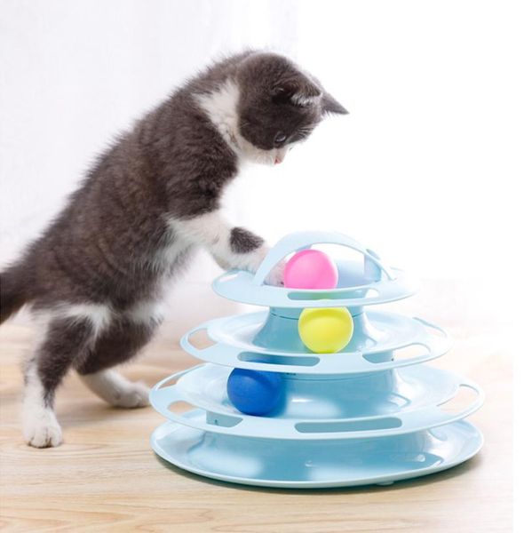 cat toys three level pet toy interactive ball turntable tower tracks plate training amusement intelligence for
cat toys three level pet toy interactive ball turntable tower tracks plate training amusement intelligence for