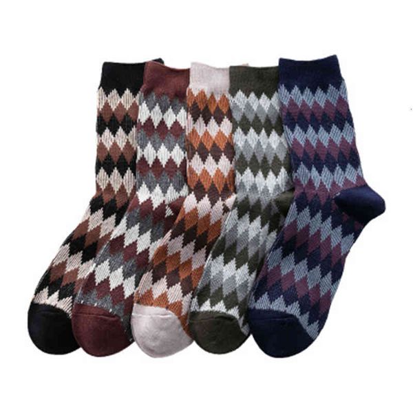 men's mens retro rhombus middle tube fashion trend sports stretch business socks winter male casual wave mid length warm england sock, Black
men's mens retro rhombus middle tube fashion trend sports stretch business socks winter male casual wave mid length warm england sock, Black