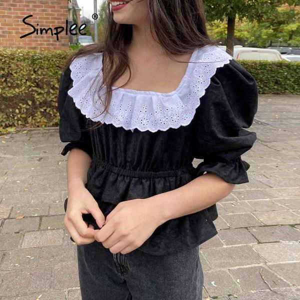vintage lace square neck corduroy t-shirt spring high waist drawstring ruffled shirt women hollow out chic fashion 210414, White
vintage lace square neck corduroy t-shirt spring high waist drawstring ruffled shirt women hollow out chic fashion 210414, White