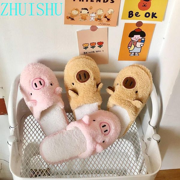 cotton slippers female cute winter students indoor plush warm home non-slip wear-resistant zapatos para mujer, Black
cotton slippers female cute winter students indoor plush warm home non-slip wear-resistant zapatos para mujer, Black