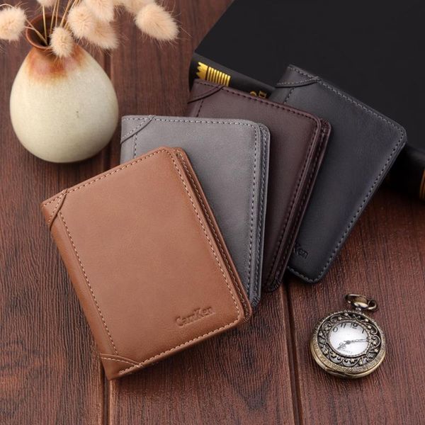 fashion luxury 2021 leather brand bilfold men wallet with coin bag zipper small money purses dollar slim purse clip wallets, Red;black
fashion luxury 2021 leather brand bilfold men wallet with coin bag zipper small money purses dollar slim purse clip wallets, Red;black