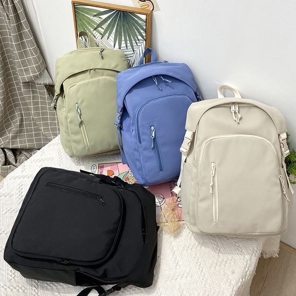 backpack female canvas bag, large school bag for fashion teens, solid color, 7syx
backpack female canvas bag, large school bag for fashion teens, solid color, 7syx